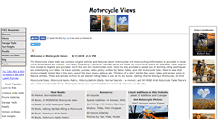 Desktop Screenshot of motorcycleviews.com